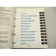 508287 OMC Johnson Evinrude Outboard Service Manual "ET" 120-300 HP 1993