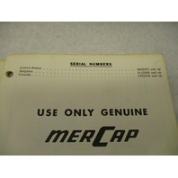 90-74972 1975-76 Parts Catalog Manual for Mercury Merc 650 65 HP 3-CYL Outboards