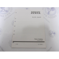 7748050-7 Volvo Penta Stern Drive Parts Catalog 5.0 & 5.8 Fi Prelim Edition
