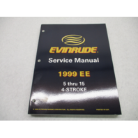 787022 OMC 1999 Evinrude Outboard Service Repair Manual 5-15 HP 4-Stroke "EE"