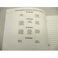 787028 OMC 1999 Johnson Outboard Service Repair Manual 9.9-30 HP "EE"