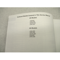 787029 OMC 1999 Johnson Outboard Service Repair Manual 25 35 HP 3-Cyl "EE"
