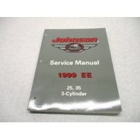 787029 OMC 1999 Johnson Outboard Service Repair Manual 25 35 HP 3-Cyl "EE"