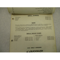 90-79166 1978 Parts Catalog Manual for Mercury Merc 800 80 HP Outboards