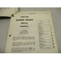 81-770-1565  Service Repair Manual for Chrysler 250 Marine Engine Model LM340