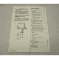 90-812848910 390 Outboard Installation Manual for Mercury 40 HP 4-Cylinder