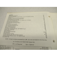 1993 Quicksilver Outboard Parts Catalog for 40 HP Mercury Mariner