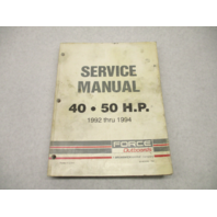 90-823265 Outboard Service Repair Manual for Force 1992-1994 40-50 HP