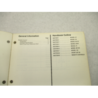 90-823871940 893 Mercury Force Outboard Technicians Handbook Manual 1994