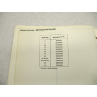 90-823871940 893 Mercury Force Outboard Technicians Handbook Manual 1994