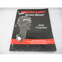 90-826148R03 Mercury Outboard Service Repair Manual 30-40 HP 2 CYL 94-03