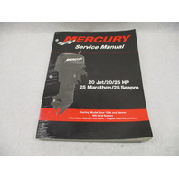 90-826883R03 Mercury Outboard Service Repair Manual 20-25 HP, 20 JET 1994-02