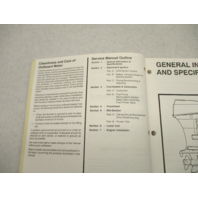 90-831250 1095 Force Outboard Service Repair Manual 40/50 HP 1996