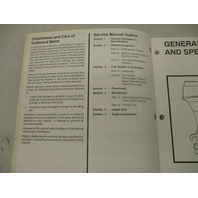 90-831250 1095 Force Outboard Service Repair Manual 40/50 HP 1996