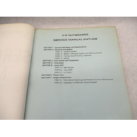 90-86133-3 Outboard Service Repair Manual for Mercury Mariner 150-225 V6 1976-79