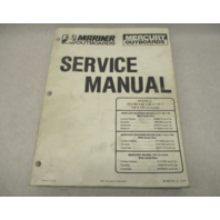90-86134-4 1291 Mercury Mariner Outboard Service Manual 75-140 HP 150 Inline