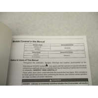 Mercruiser #30 Service Repair Manual 496cid/8.1L Gasoline Sections 2-3