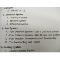 Mercury Mercruiser #30 Service Repair Manual 496cid/8.1L Gasoline Sections 4-5