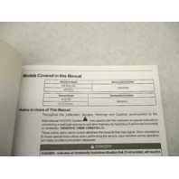 Mercury Mercruiser #30 Service Repair Manual 496cid/8.1L Gasoline Sections 4-5