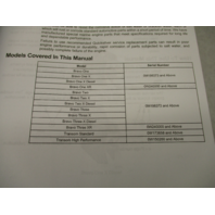 2008 Mercury Mercruiser #39 Service Manual Complete Set Bravo Sterndrives