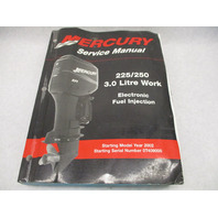 90-884294 2002 Mercury Outboard Service Repair Manual 225/250 3.0L Work EFI