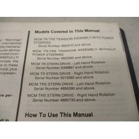 90-12935 1085 Mercruiser #5 TR TRS Stern Drive Service Repair Manual