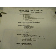 90-12935 1085 Mercruiser #5 TR TRS Stern Drive Service Repair Manual