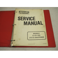 90-13449 685 Mercury Mariner Outboard Service Repair Manual 6-9.9 HP 210cc Sail