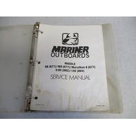 90-14679 386 Outboard Service Repair Manual Binder for Mariner 8-15 HP Models