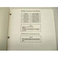 90-14693-1 194 MerCruiser Service Manual #10 GM 4 Cylinder Marine Engines 1985-89