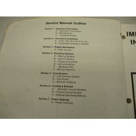 90-14693-1 194 MerCruiser Service Manual #10 GM 4 CYL Marine Engines 1985-89