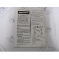 90-17786 Quicksilver V8 Exhaust Muffler 42-17705A3 Installation Instructions 1988