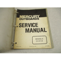 90-43183 483 Mercury Outboard Service Repair Manual for 3.5, 3.6 HP