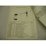 90-68636 1974 Mercury Mercruiser 255 TRS Stern Drive  Parts List Manual