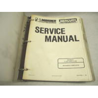 90-814098-1 190 Mercury Mariner Outboard Service Repair Manual V-135 thru V-200