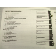 90-818177-3 MerCruiser Service Manual 14 Sterndrive Units Alpha 1 Gen II 1991-01