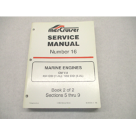 823224-2 796 MerCruiser Service Repair Manual #16 GM V-8 Marine Engines Book 2