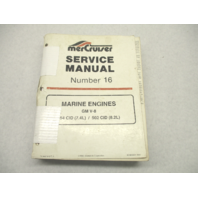 90-823224 992 MerCruiser Service Repair Manual Number 16 GM V-8 7.4L 8.2L