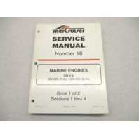 823224-2 796 MerCruiser Service Repair Manual #16 GM V-8 Marine Engines Book 1