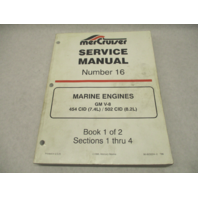 823224-2 796 MerCruiser Service Repair Manual #16 GM V-8 Marine Engines Book 1