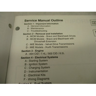 823224-2 796 MerCruiser Service Repair Manual #16 GM V-8 Marine Engines Book 1