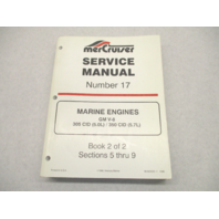 823225-1 1096 MerCruiser Service Repair Manual #17 GM V-8 5.0L 5.7L Engines Book 2