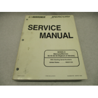 90-828631R3 Mercury Mariner Outboard Service Repair Manual 40-50 HP 4S Bigfoot