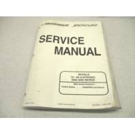90-858895 Mercury Mariner Outboard Service Manual 75 90 HP 4-Stroke