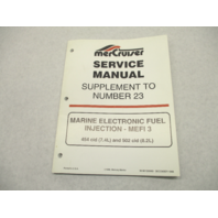861326980 MerCruiser Service Manual Supplement to Number #23 MEFI3 Marine Engines