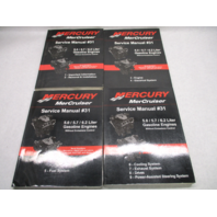 2009 Mercury Mercruiser #31 Service Manual Complete Set 5.0-6.2L Gasoline Engines