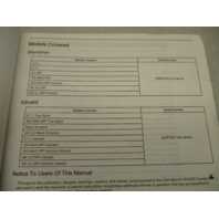 2009 Mercury Mercruiser #31 Service Manual Complete Set 5.0-6.2L Gasoline Engines