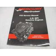 90-864261 2001 Mercury Mercruiser Gas Engines #32 Service Repair Manual 4.3L MPI