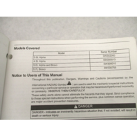 90-866202 2004 Mercruiser #41 Service Manual TKS Carburetors Supplement 25 26 31
