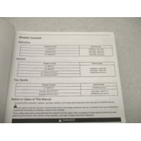 90-879288300 2012 Mercury Mercruiser #51 Service Manual 5.0 5.7 6.2 Gas Engines
